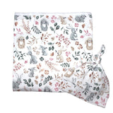 Leafy Bunny Wrap & Beanie Set
