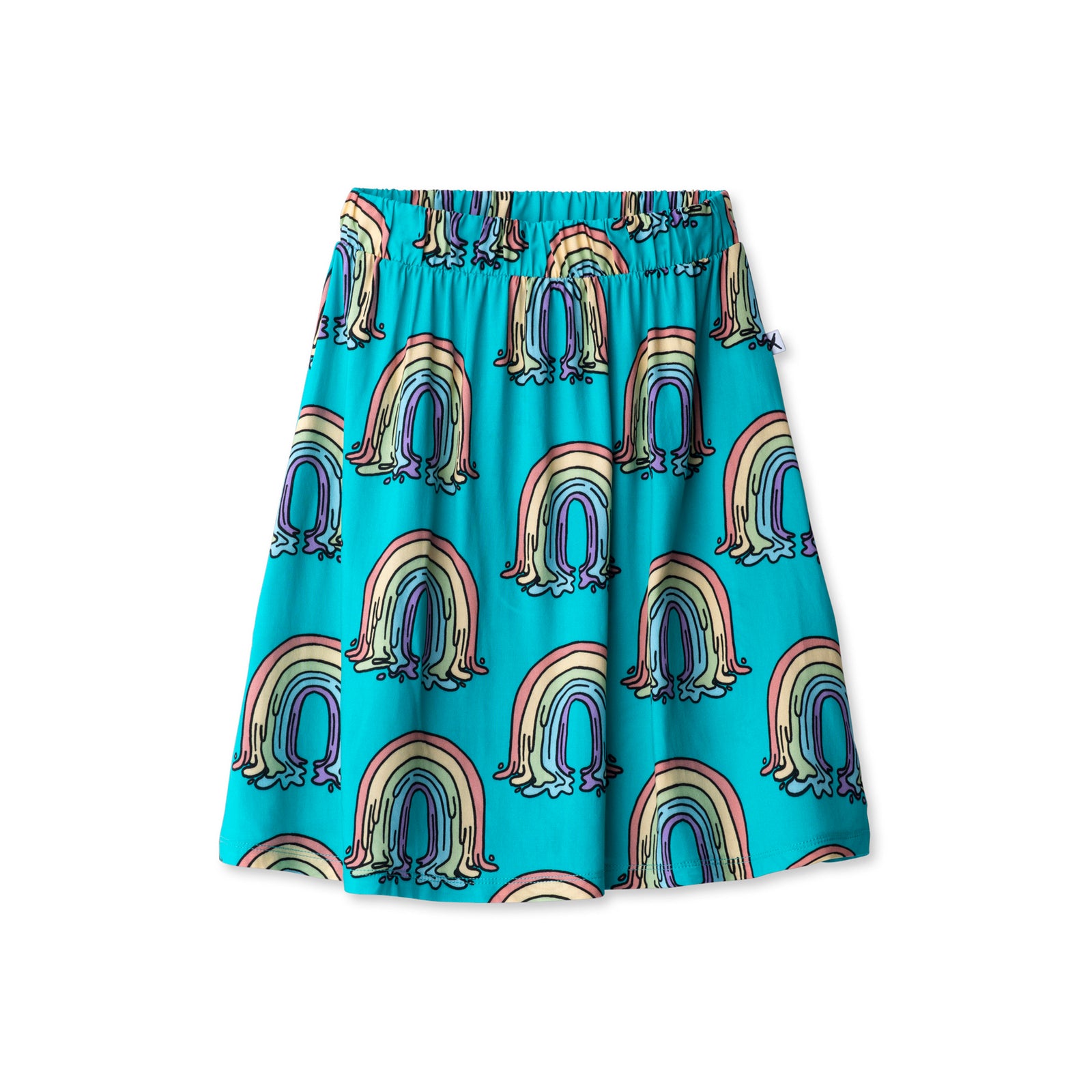 Minti Painted Rainbow Woven Skirt