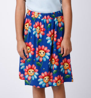 Minti Flower And Bee Woven Skirt