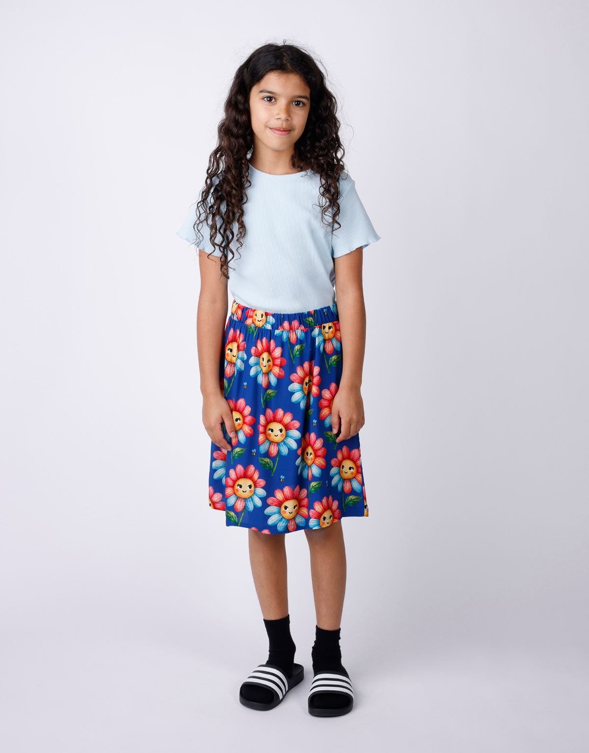 Minti Flower And Bee Woven Skirt