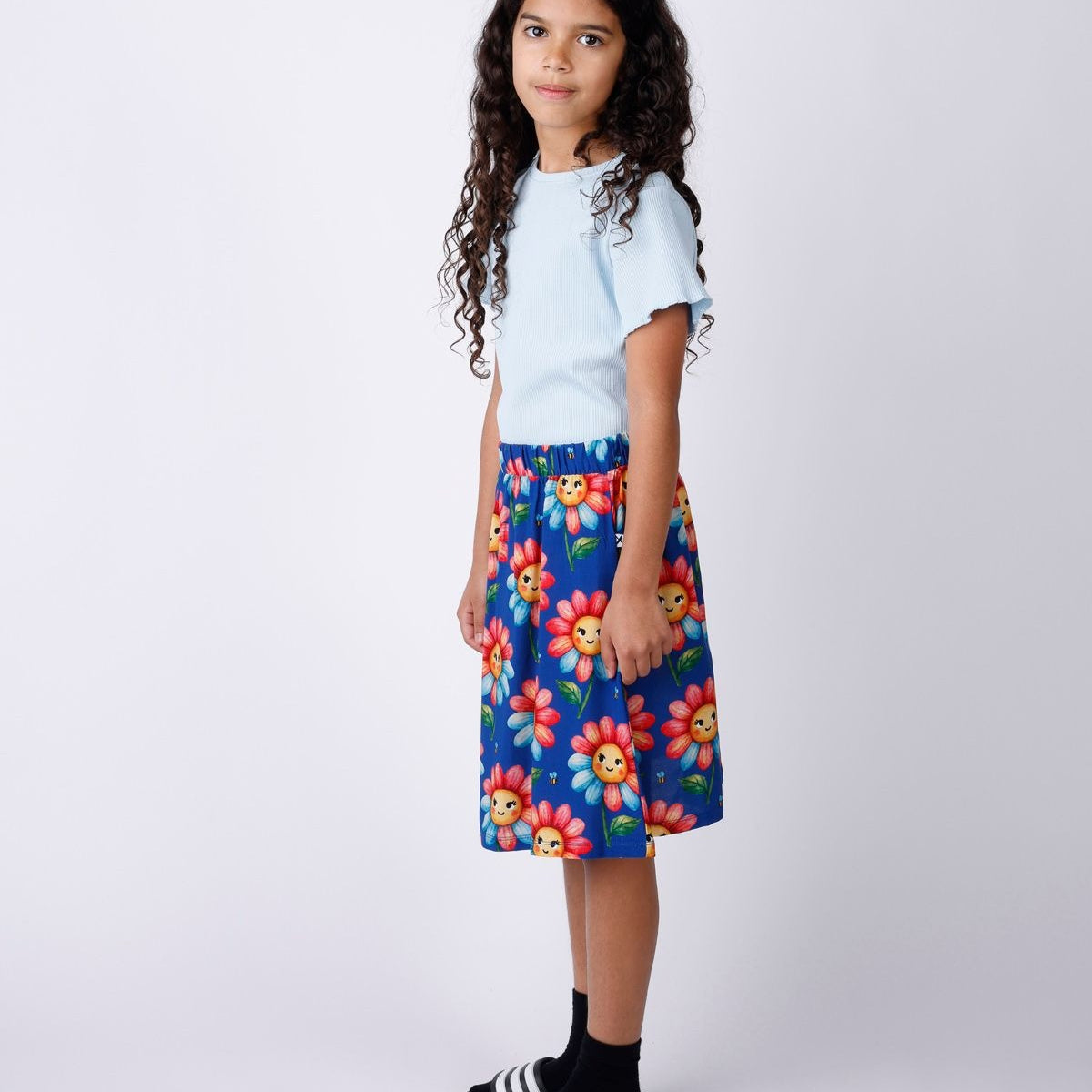 Minti Flower And Bee Woven Skirt