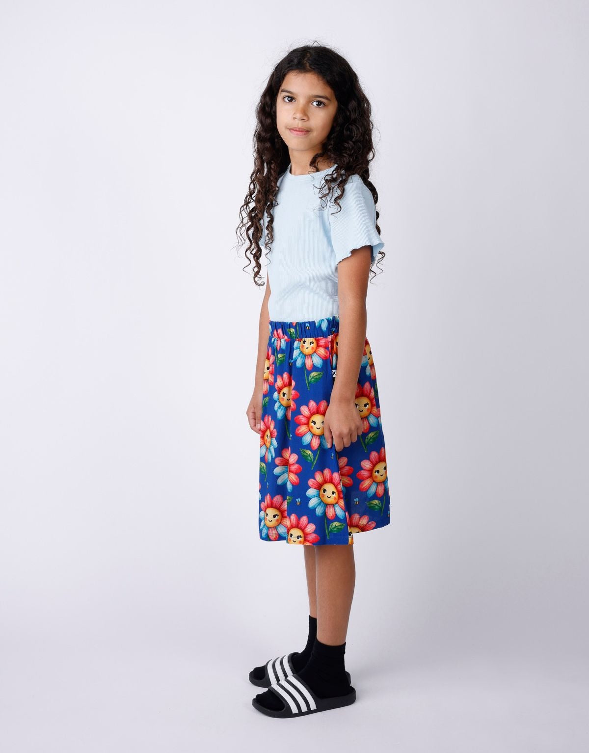 Minti Flower And Bee Woven Skirt