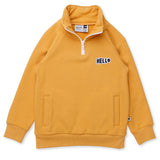Furry Half Zip Crew