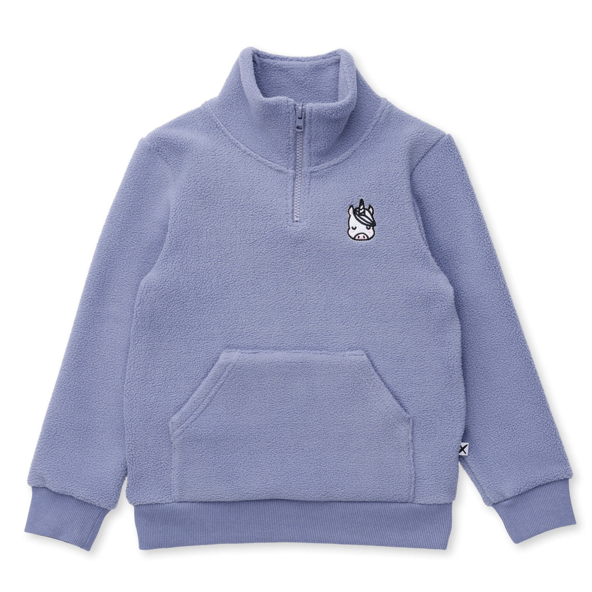 Teddy Half Zip Crew