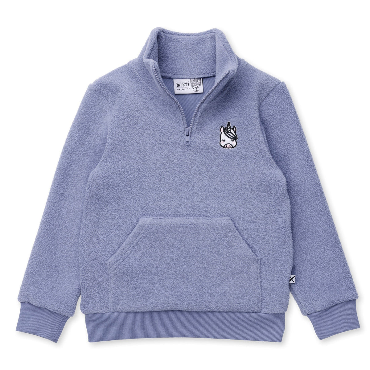 Teddy Half Zip Crew