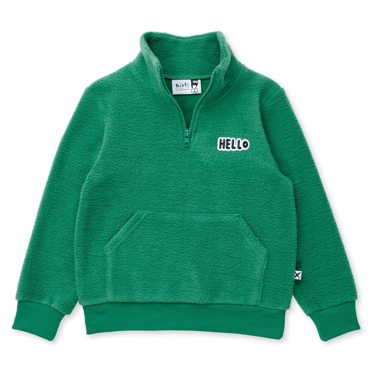 Teddy Half Zip Crew
