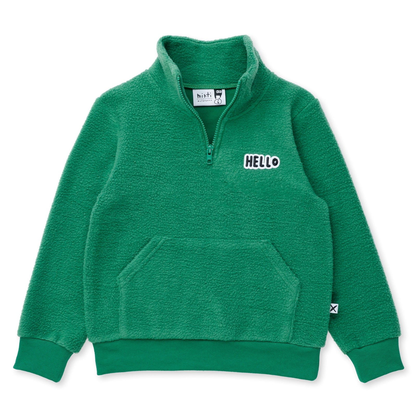 Teddy Half Zip Crew