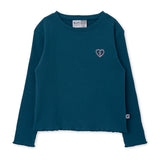 Minti Sketched Heart Ribbed Tee