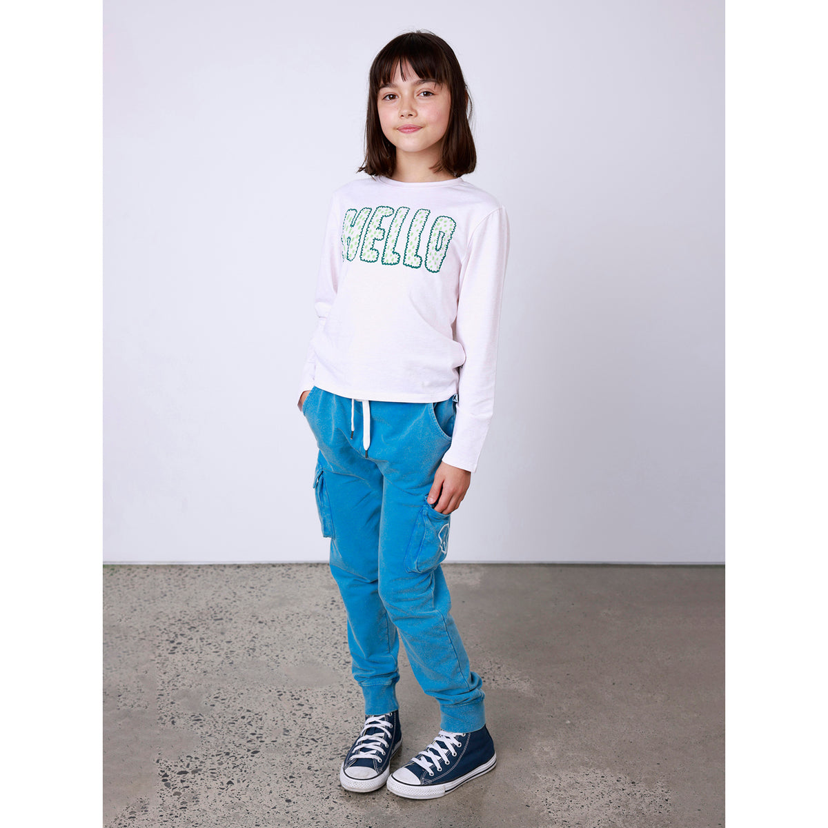 Minti Spotty Hello Tee