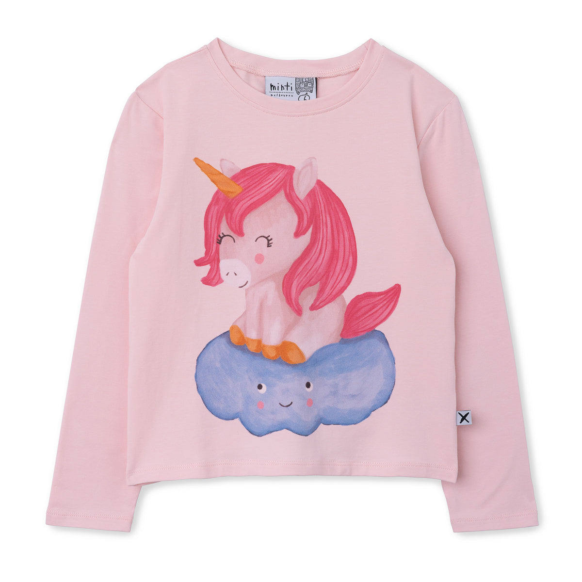 Minti Unicorn On A Cloud Tee