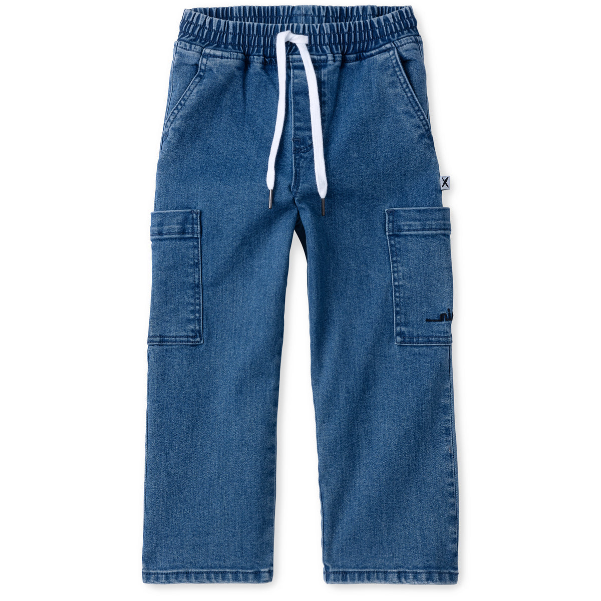 Denim Cargo Jeans