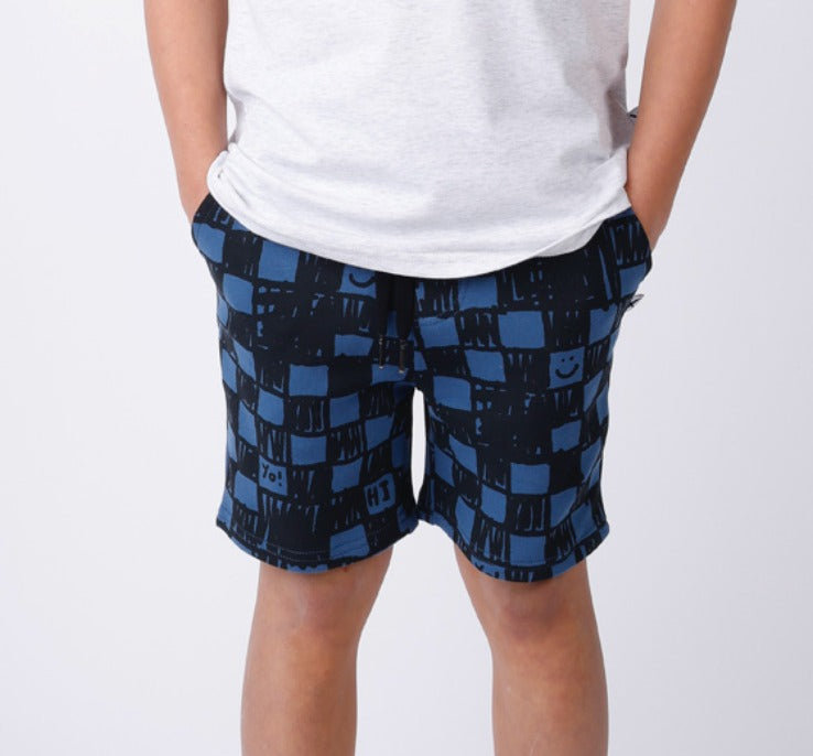 Minti Sketchy Grid Short