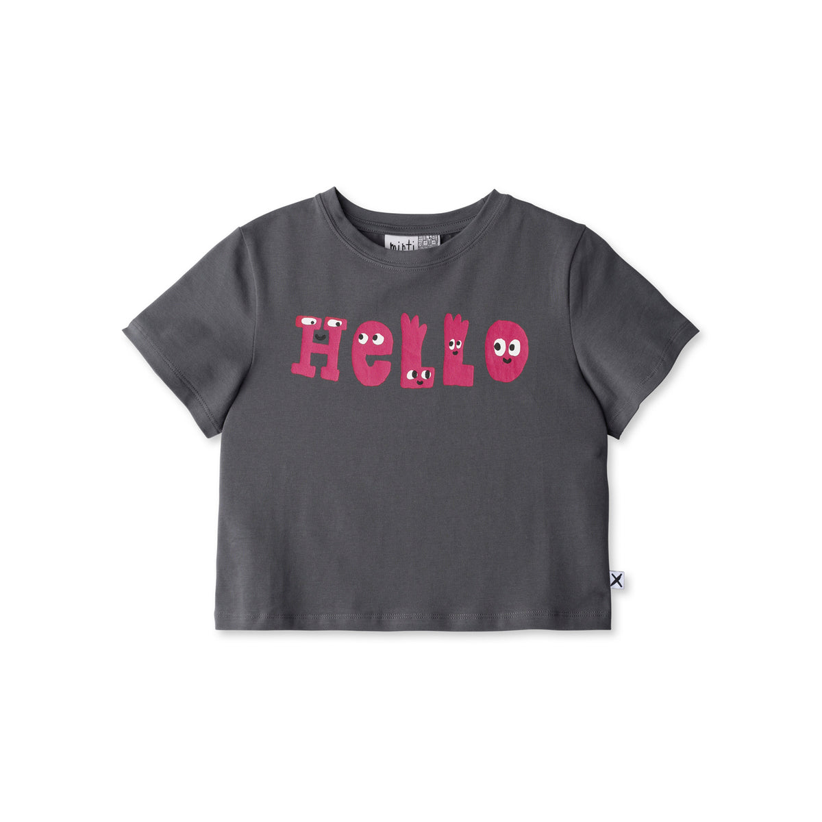 Minti Hello Monsters Cropped Tee