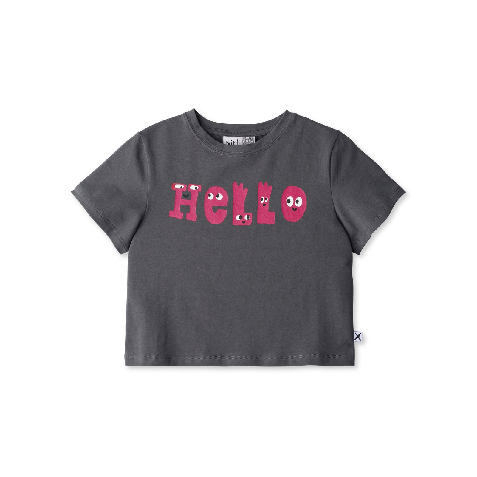 Minti Hello Monsters Cropped Tee
