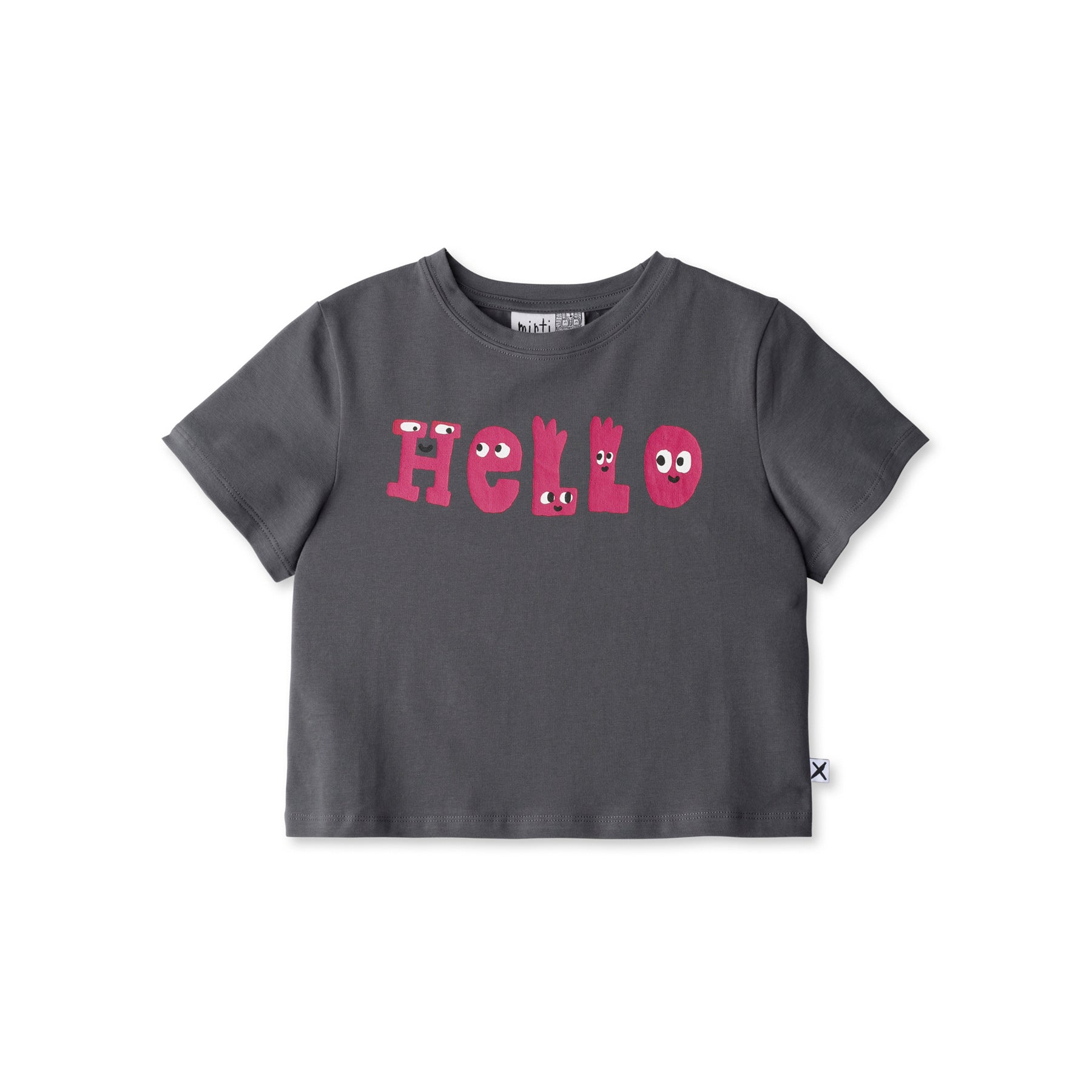 Minti Hello Monsters Cropped Tee