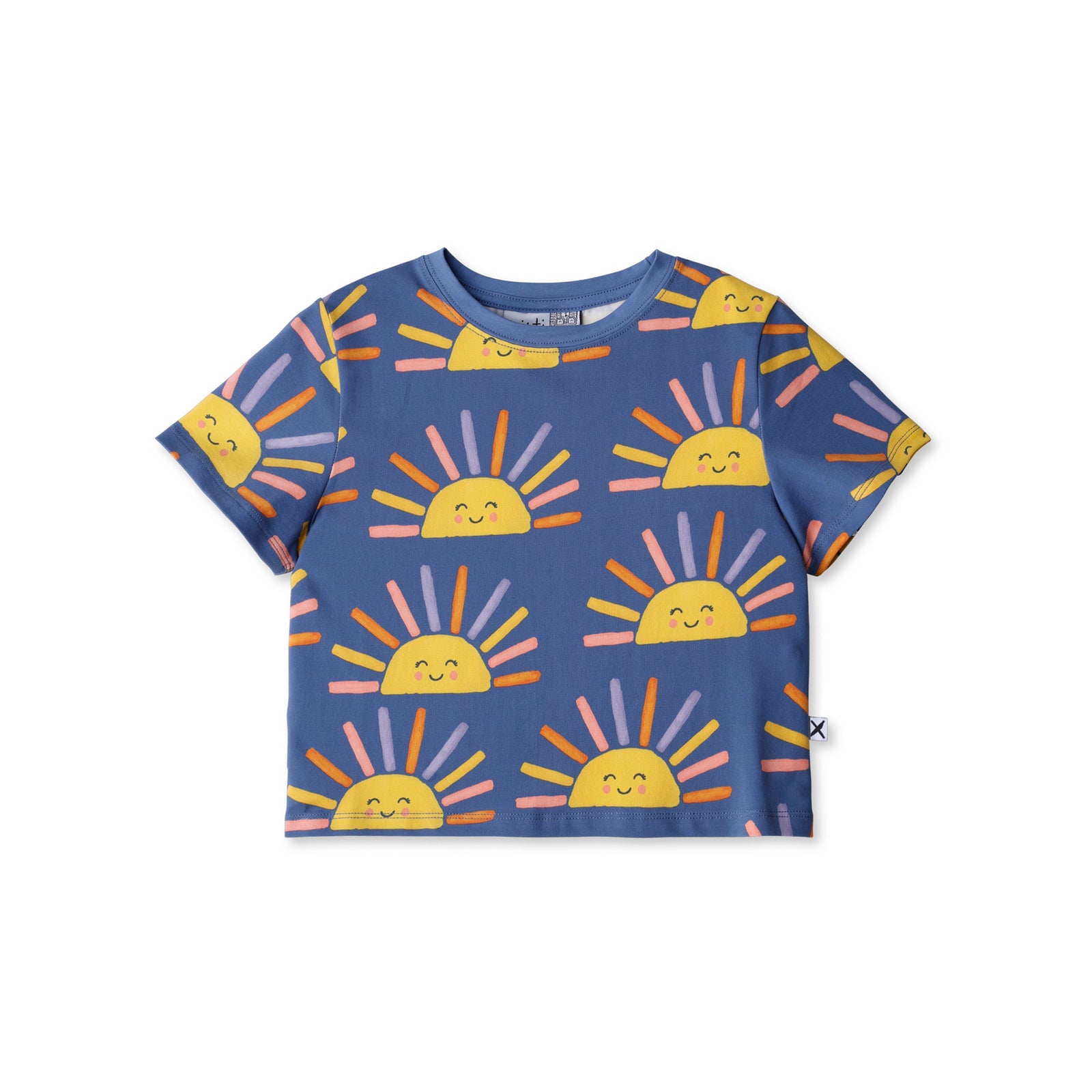 Minti Happy Sunrise Cropped Tee