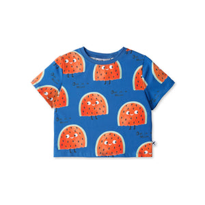 Minti One In A Melon Cropped Tee