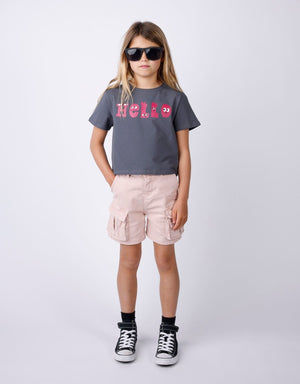 Minti Hello Monsters Cropped Tee