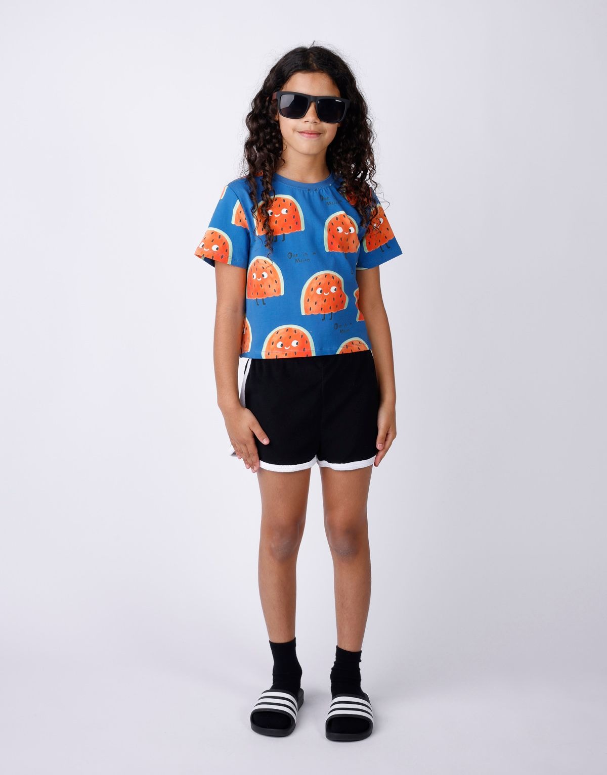 Minti One In A Melon Cropped Tee