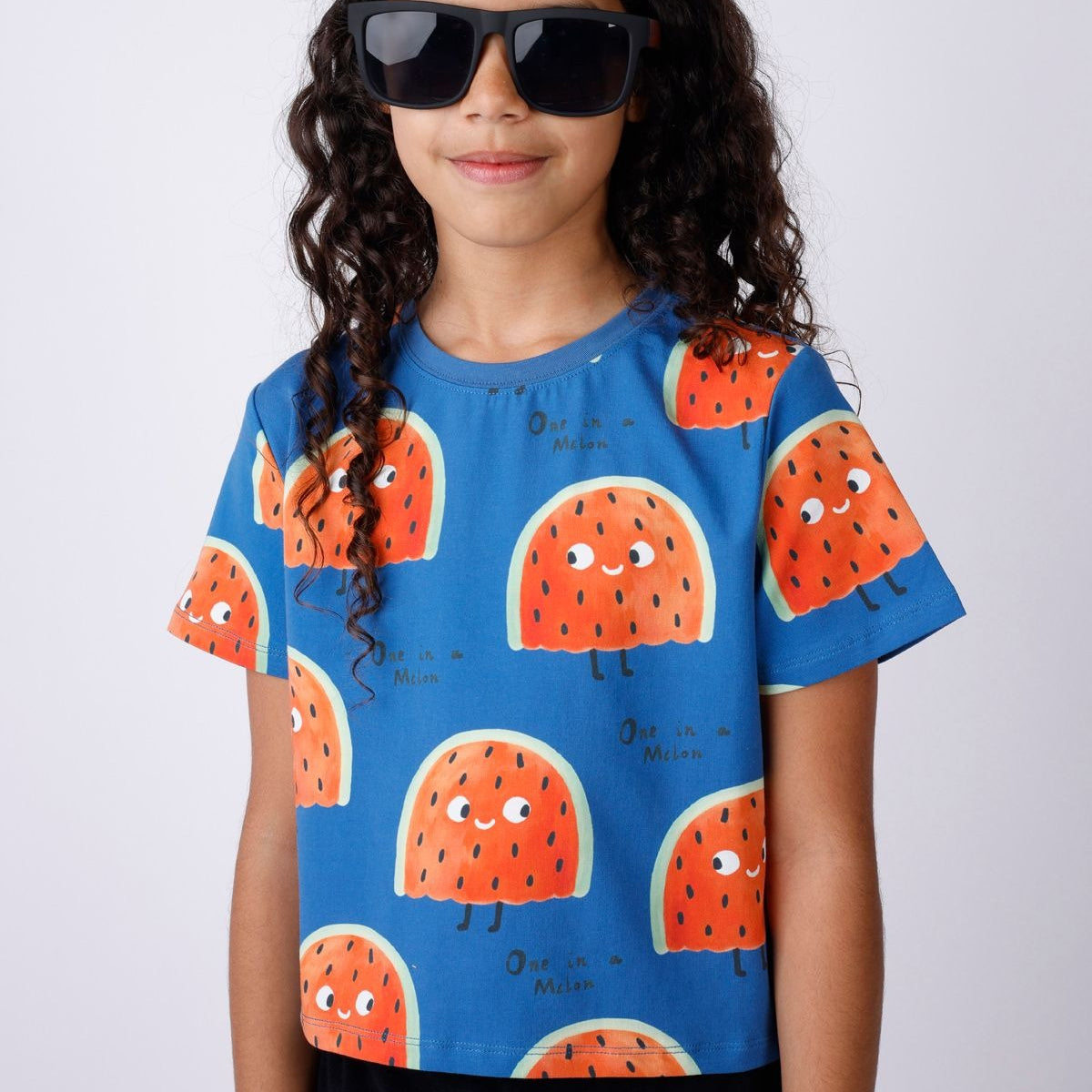 Minti One In A Melon Cropped Tee