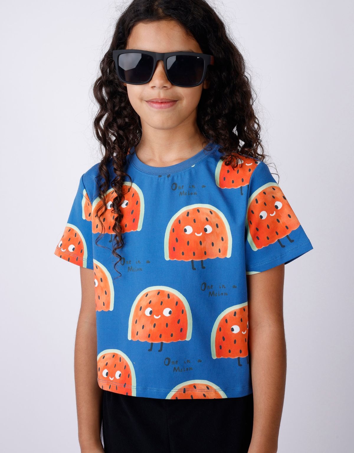 Minti One In A Melon Cropped Tee