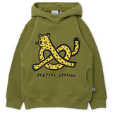 Minti Pretzel Leopard Furry Hood