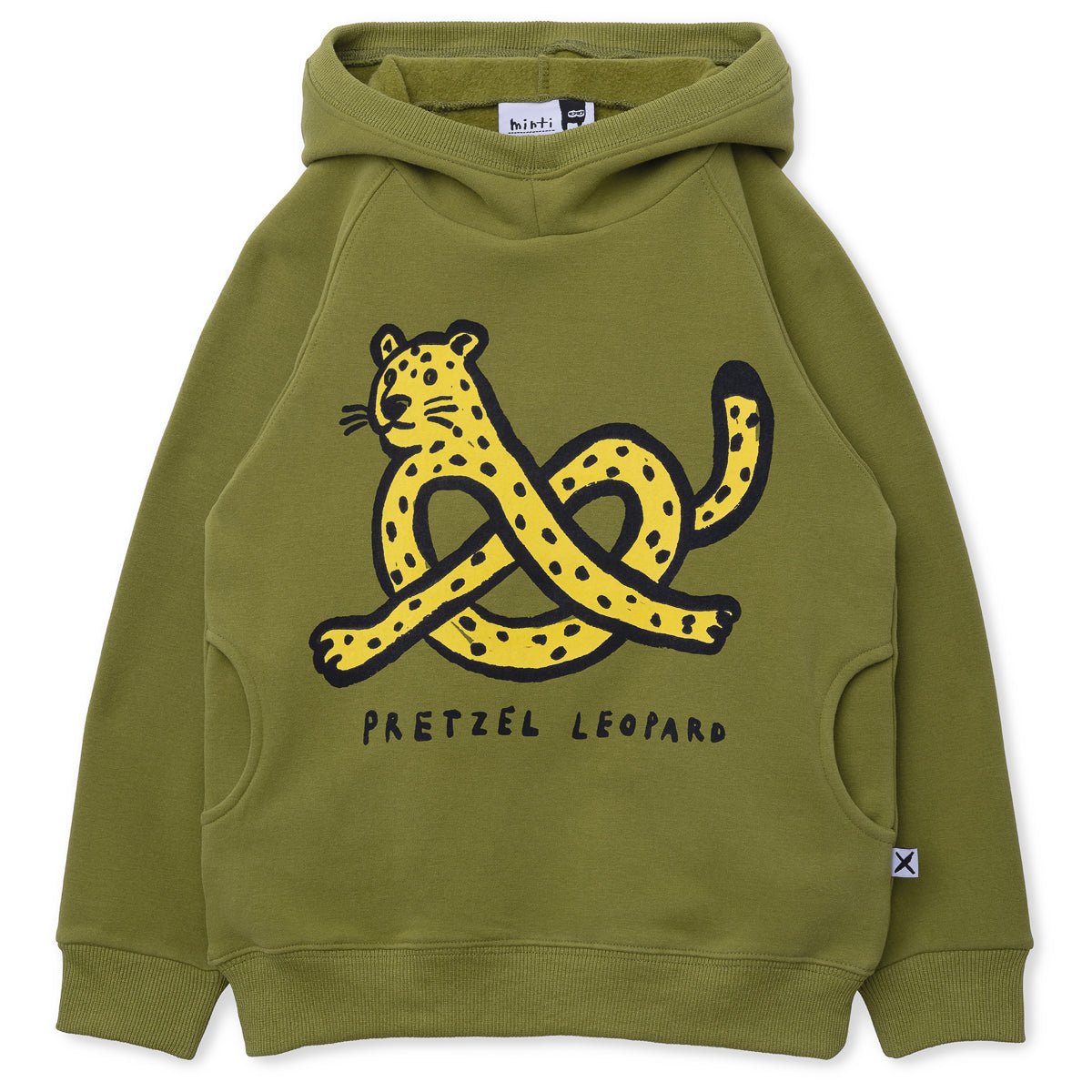 Minti Pretzel Leopard Furry Hood
