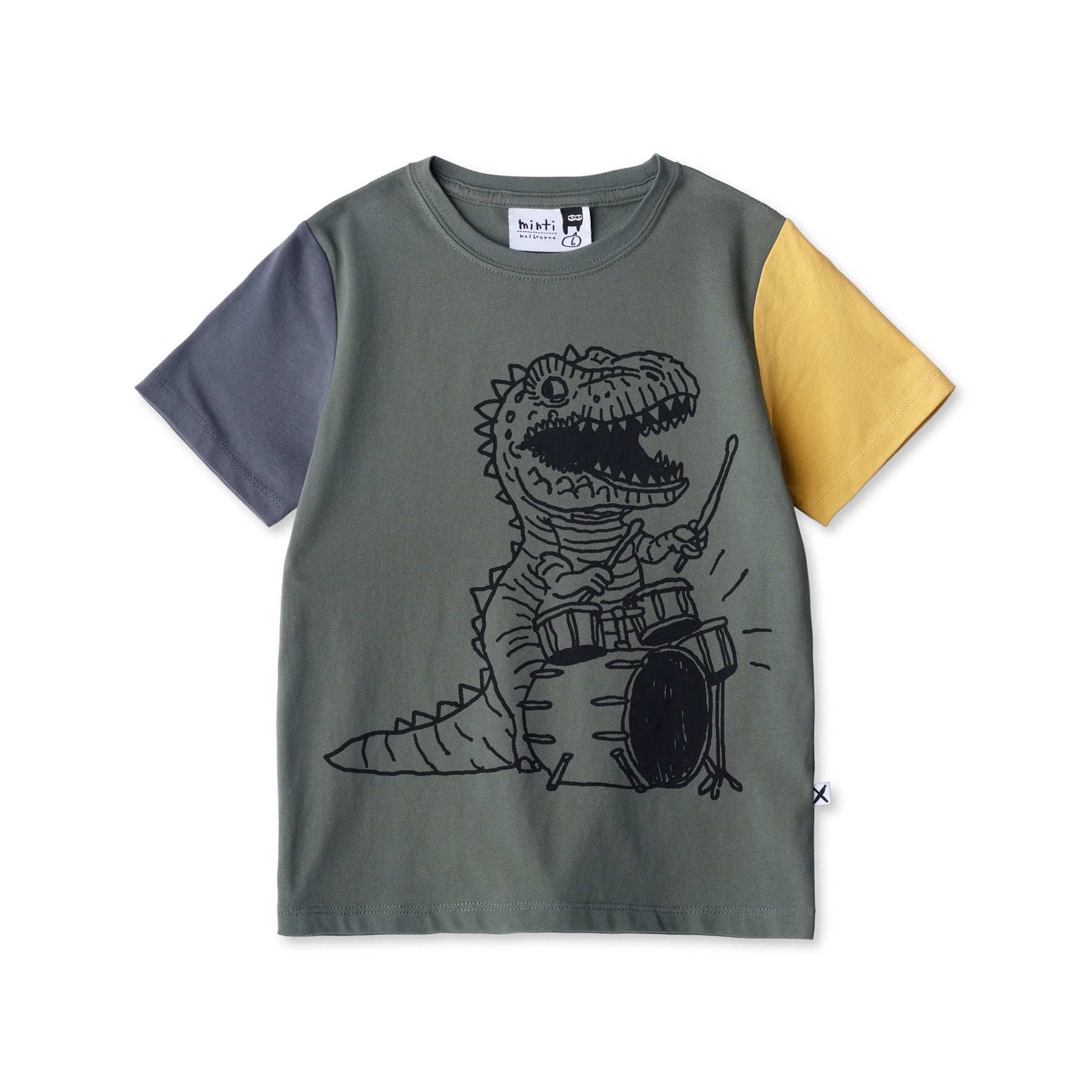 Minti Dino Drummer Tee