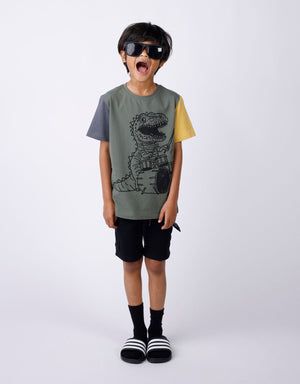 Minti Dino Drummer Tee