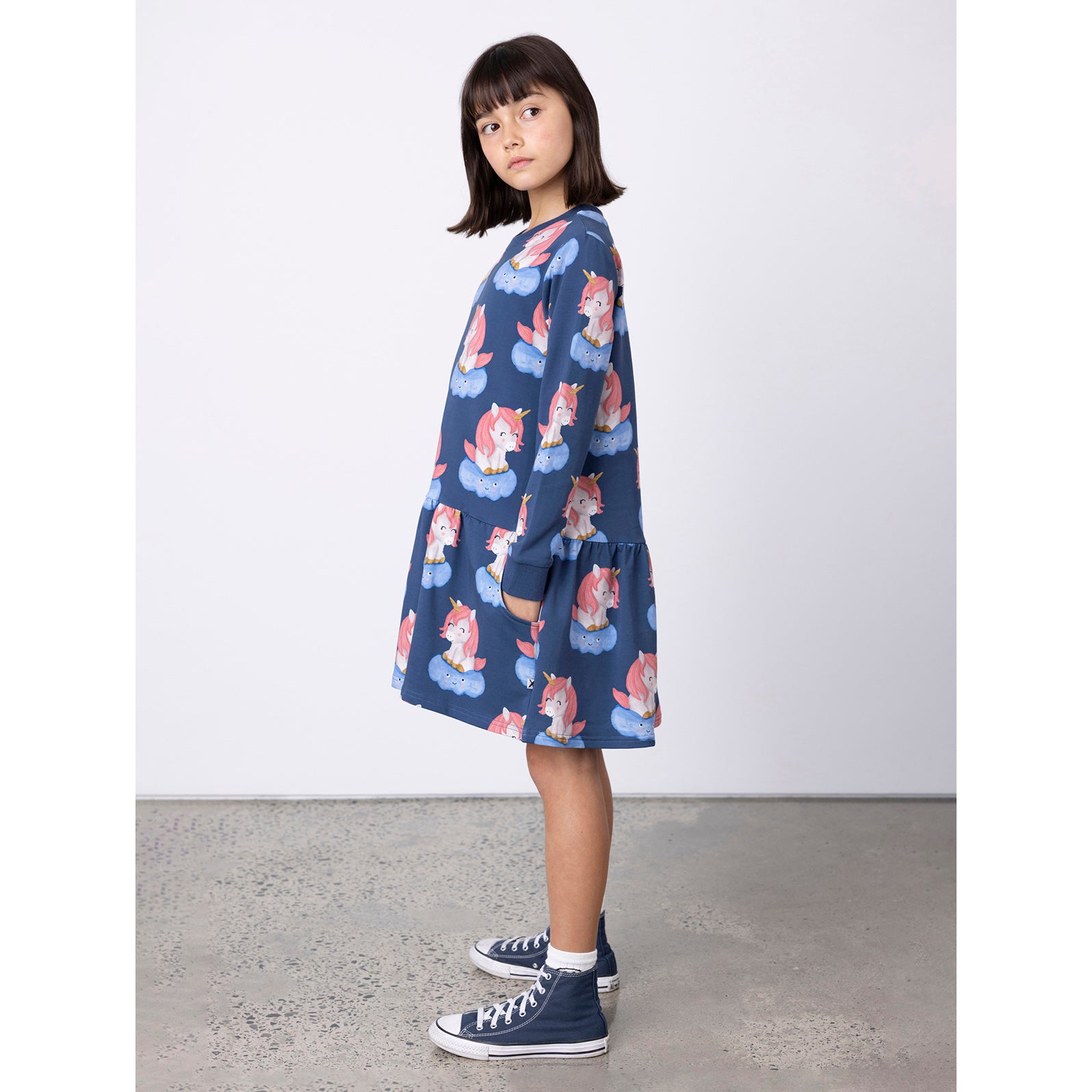 Minti Unicorns On A Cloud Dress