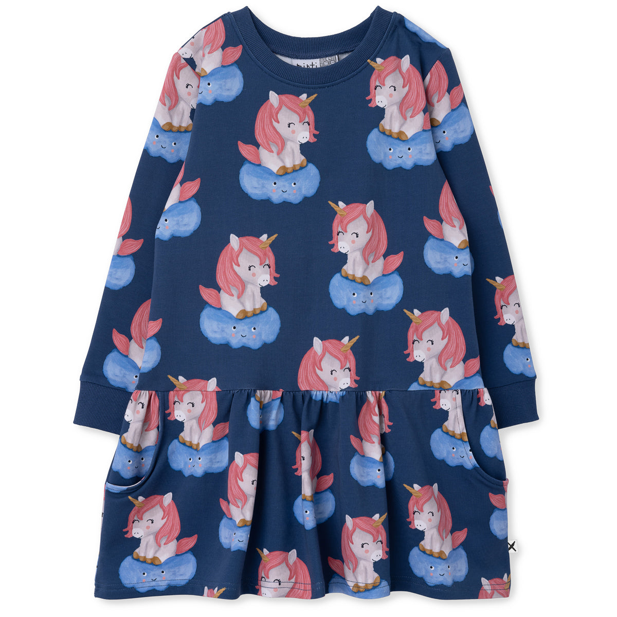 Minti Unicorns On A Cloud Dress