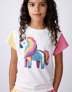Minti Painted Unicorn Tee