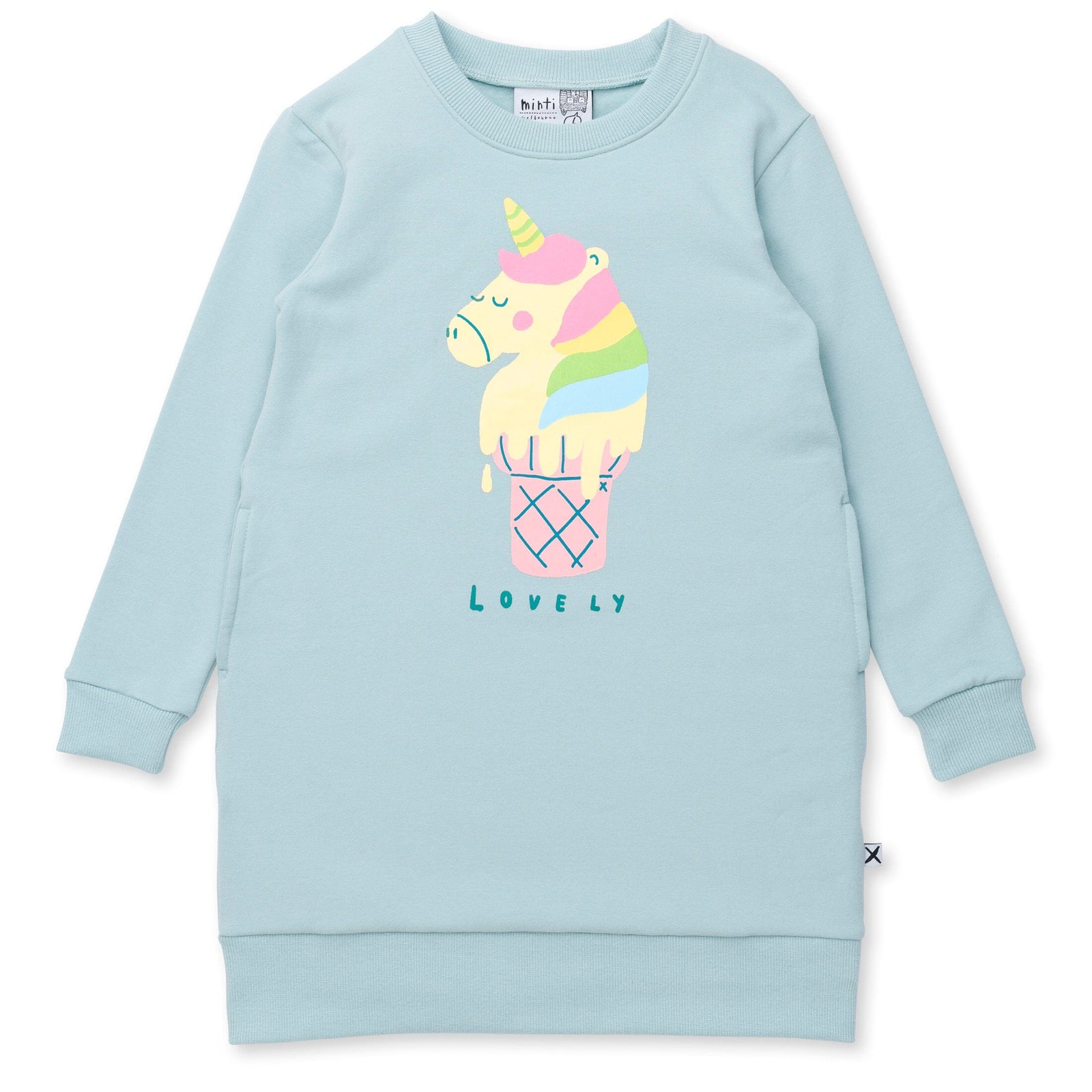 Unicorn Icecream Furry Dress