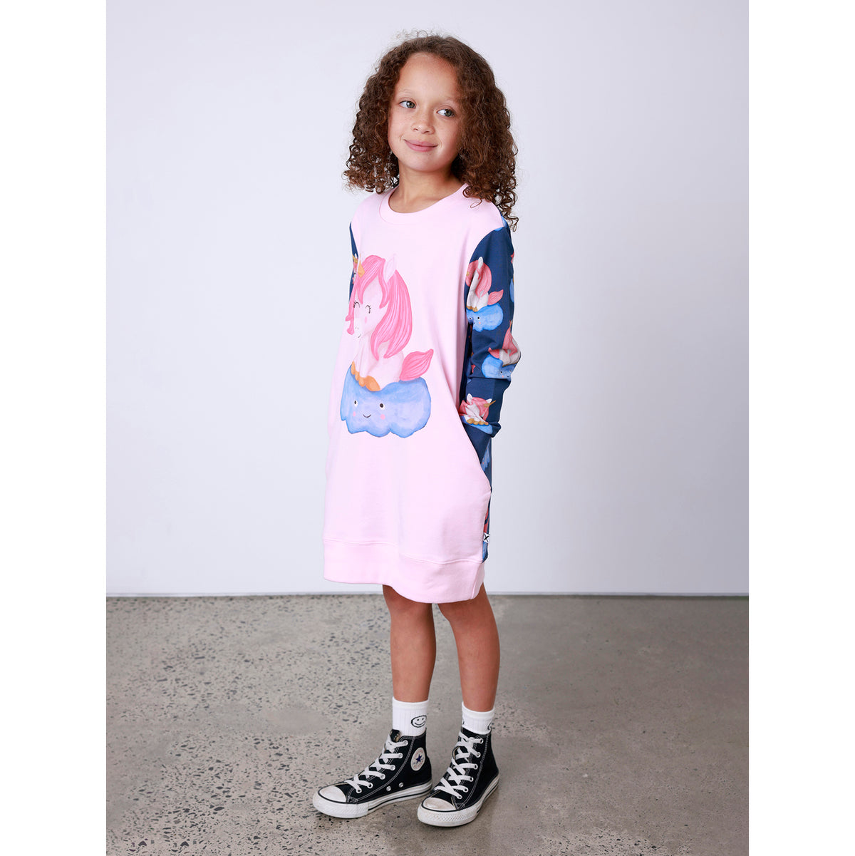 Minti Unicorns On A Cloud Dress