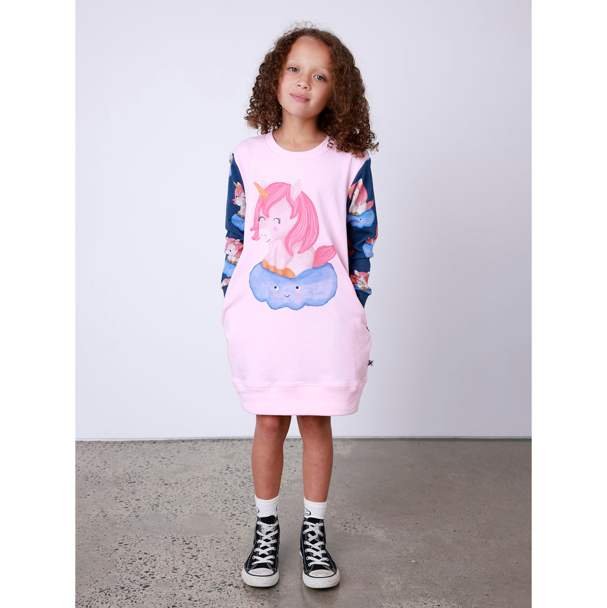 Minti Unicorns On A Cloud Dress