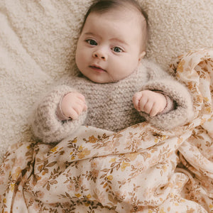 Sweat Pea Organic Muslin Swaddle Wrap