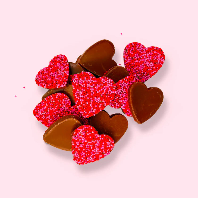 CHOCOLATE FRECKLE HEARTS (Milk) 130g