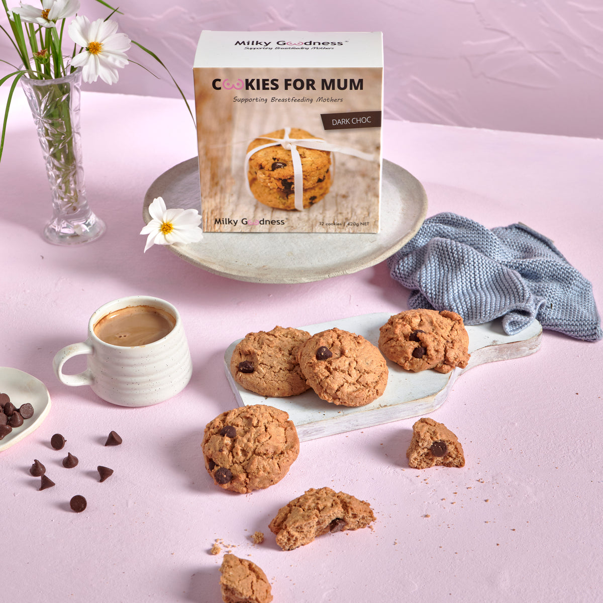 Dark Chocolate Chip Lactation Cookies