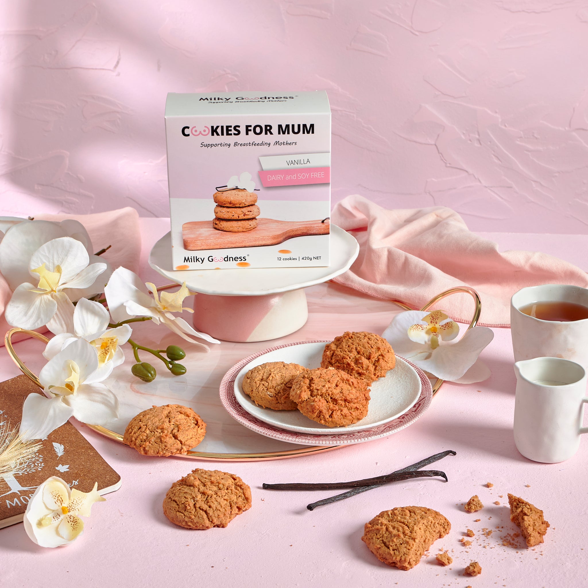 Vanilla Lactation Cookies - Dairy & Soy Free
