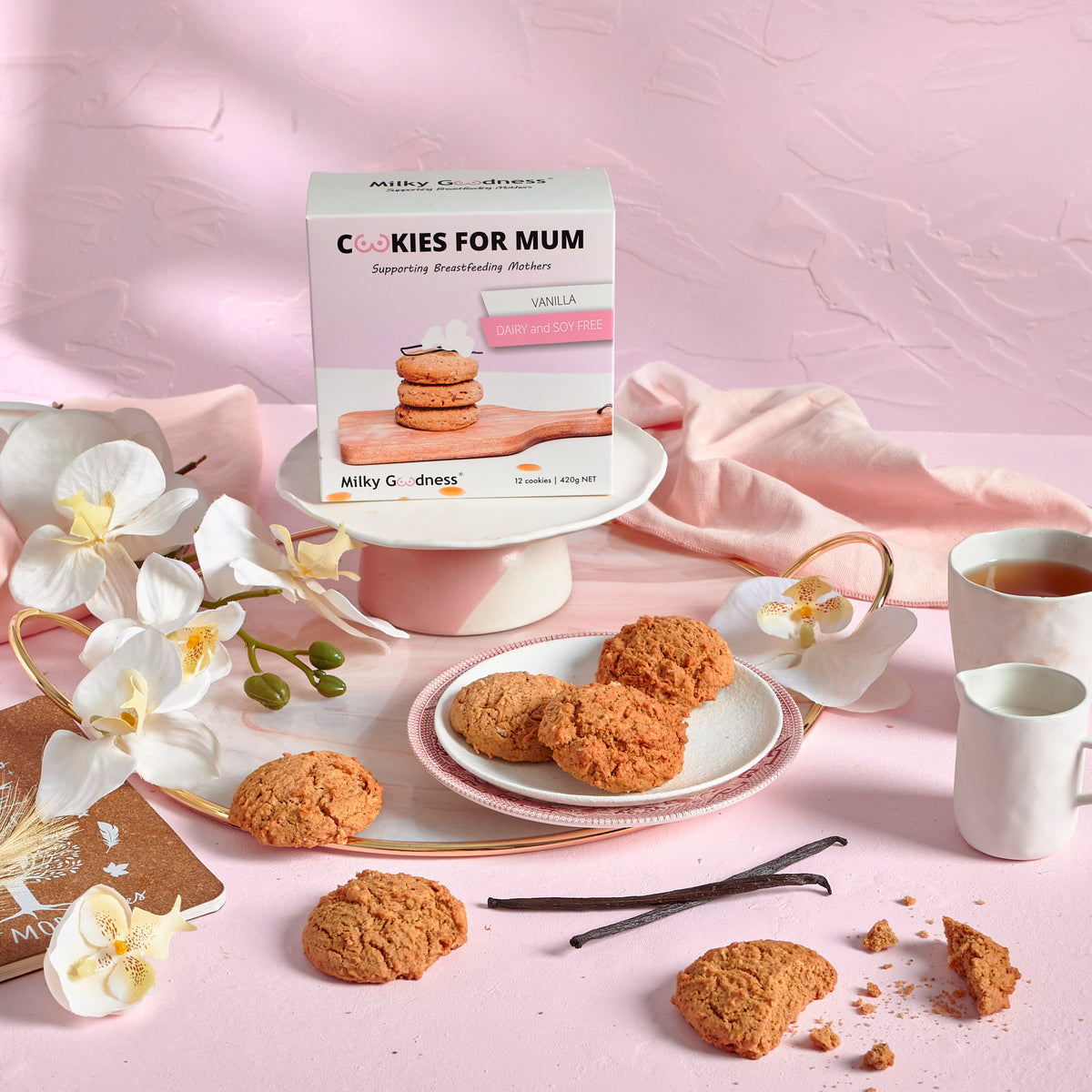 Vanilla Lactation Cookies - Dairy & Soy Free