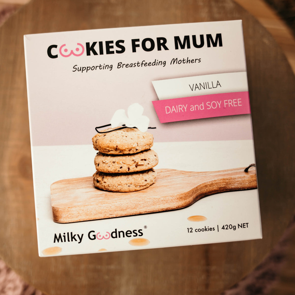 Vanilla Lactation Cookies - Dairy & Soy Free