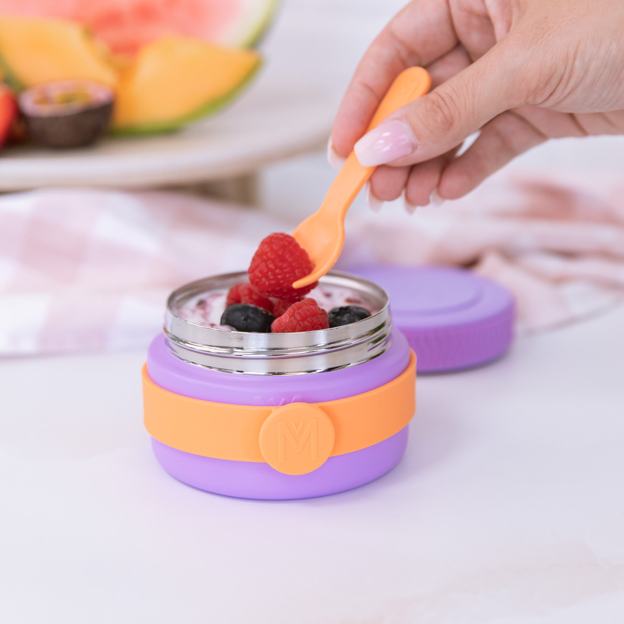 Silicone Cutlery Band (Tangerine)