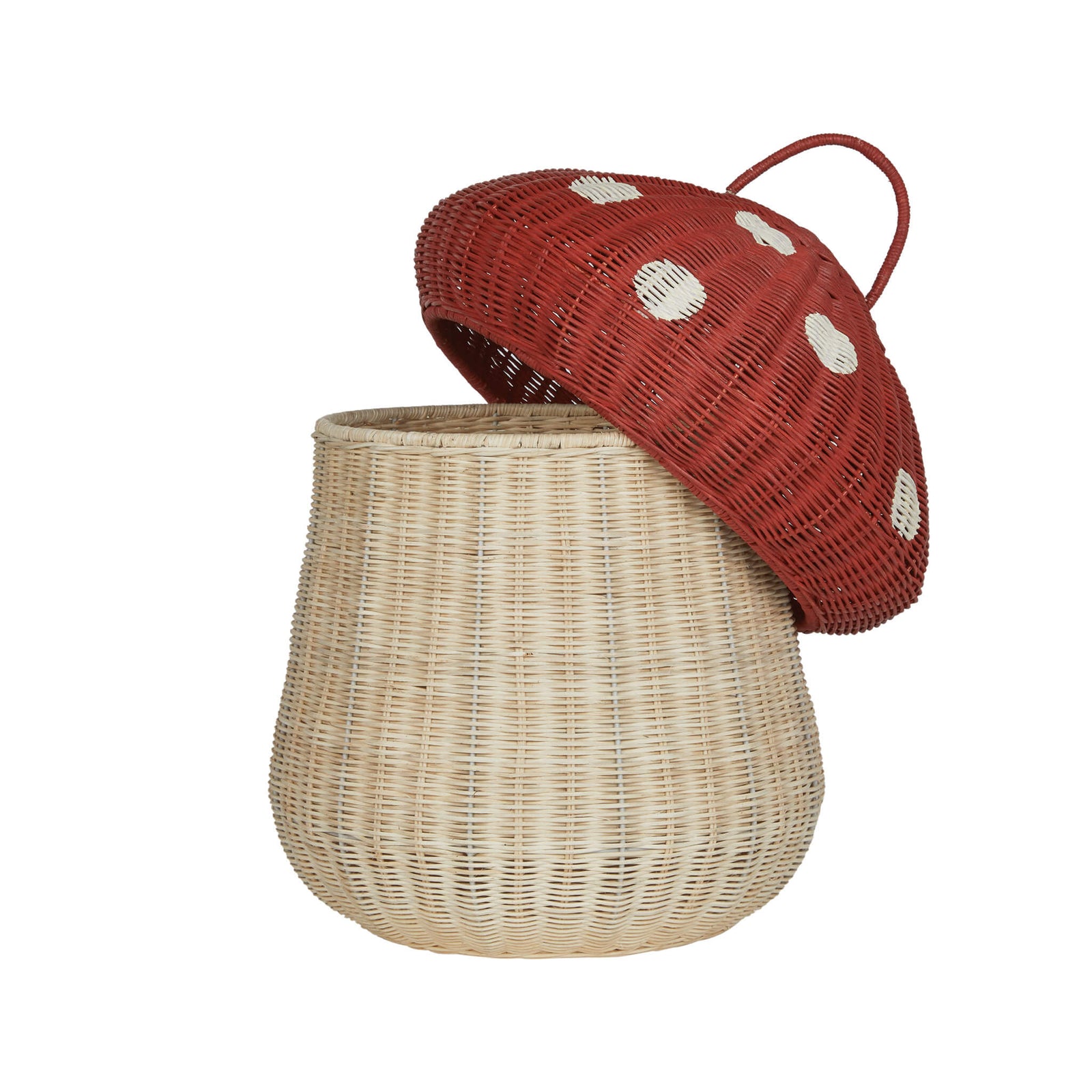 Mushroom Storage Basket (Red)