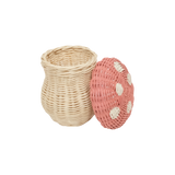 Toadstool Basket (Musk & Straw)