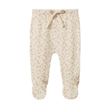 Footed Pointelle Rompers (Dandelion)