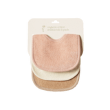 Dribble Bibs 3 Pack (Rose Dust/Natural/Nougat)