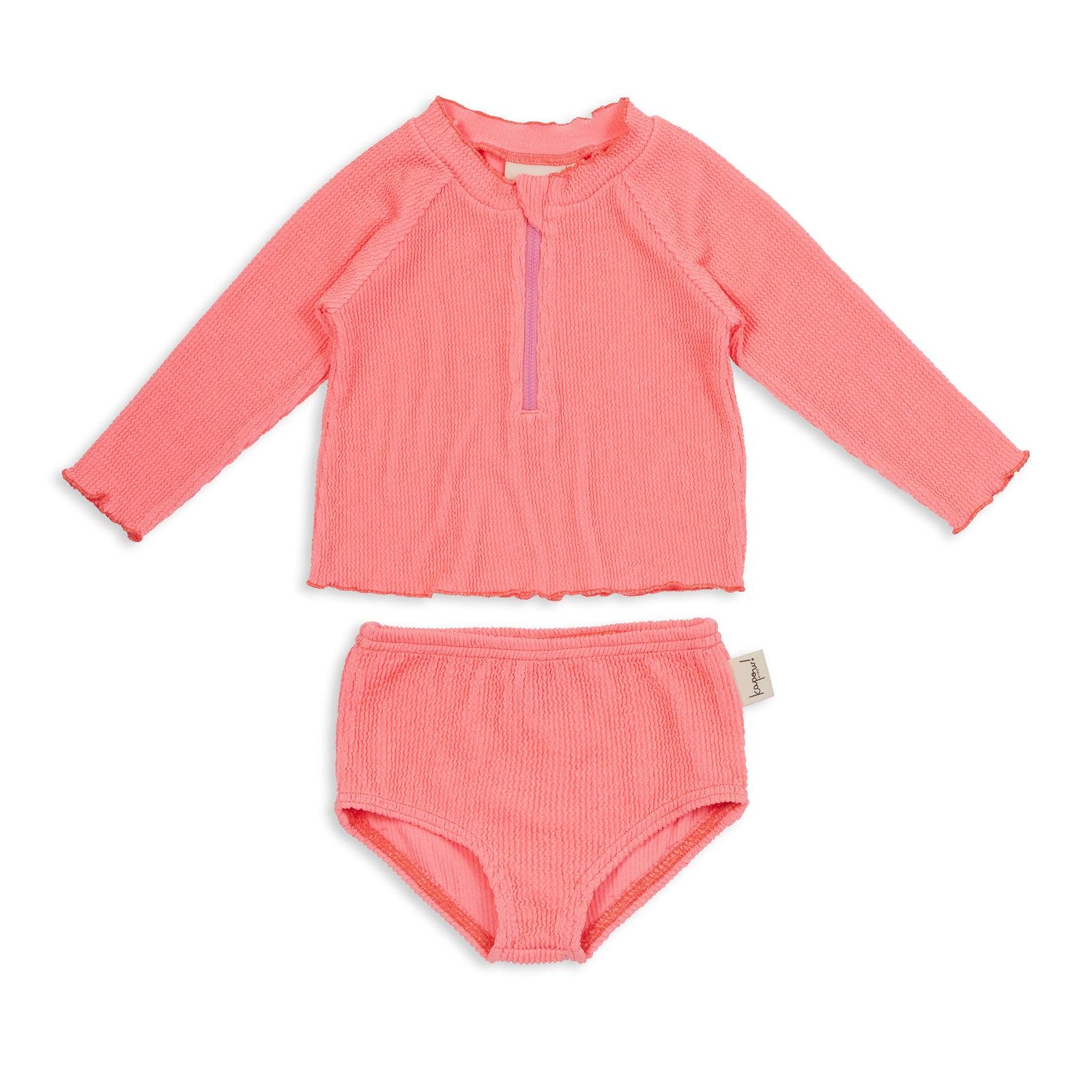 Neon Crinkle Swim Set
