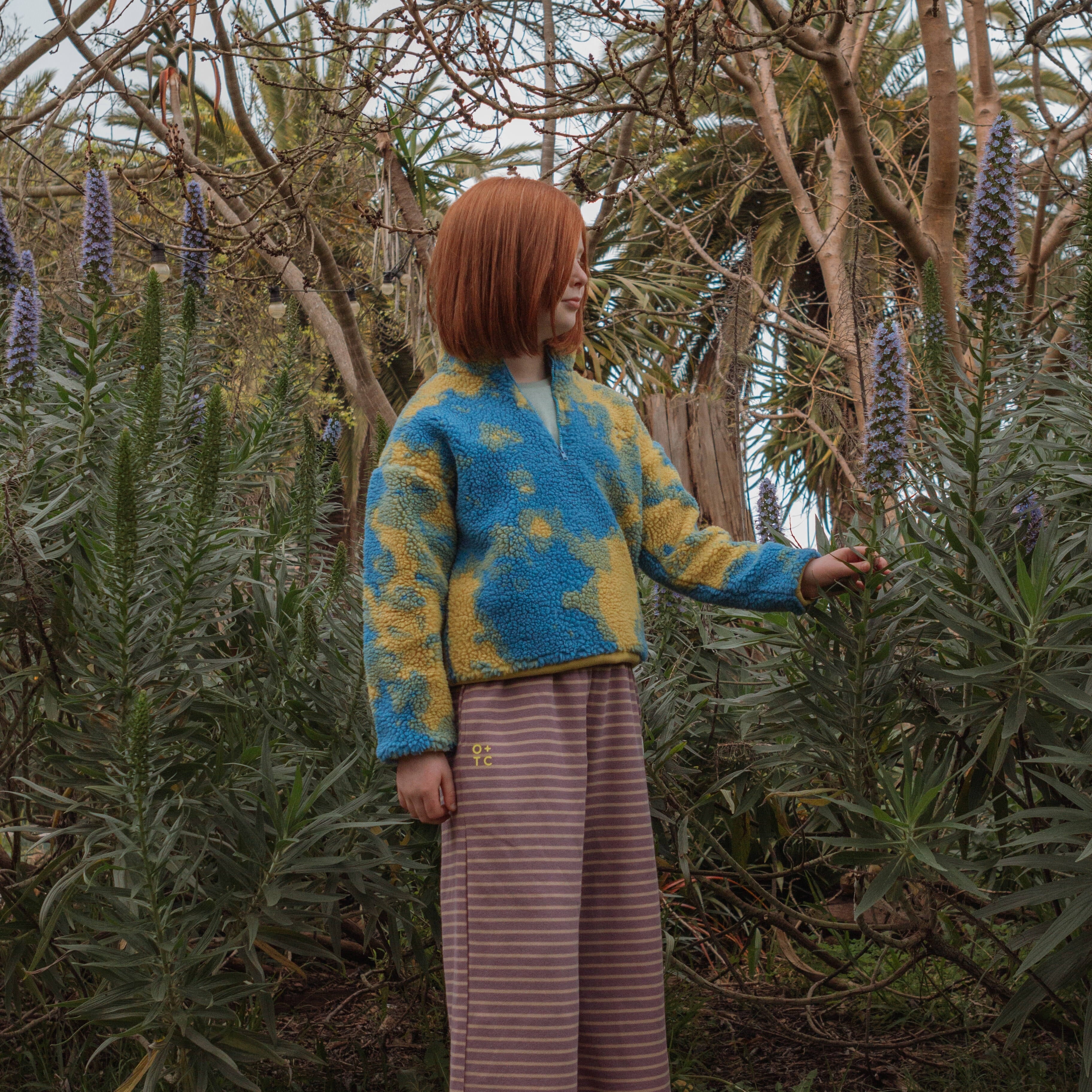 Mauve Stripe Culottes