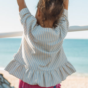 Beach Stripe Boxy Tee