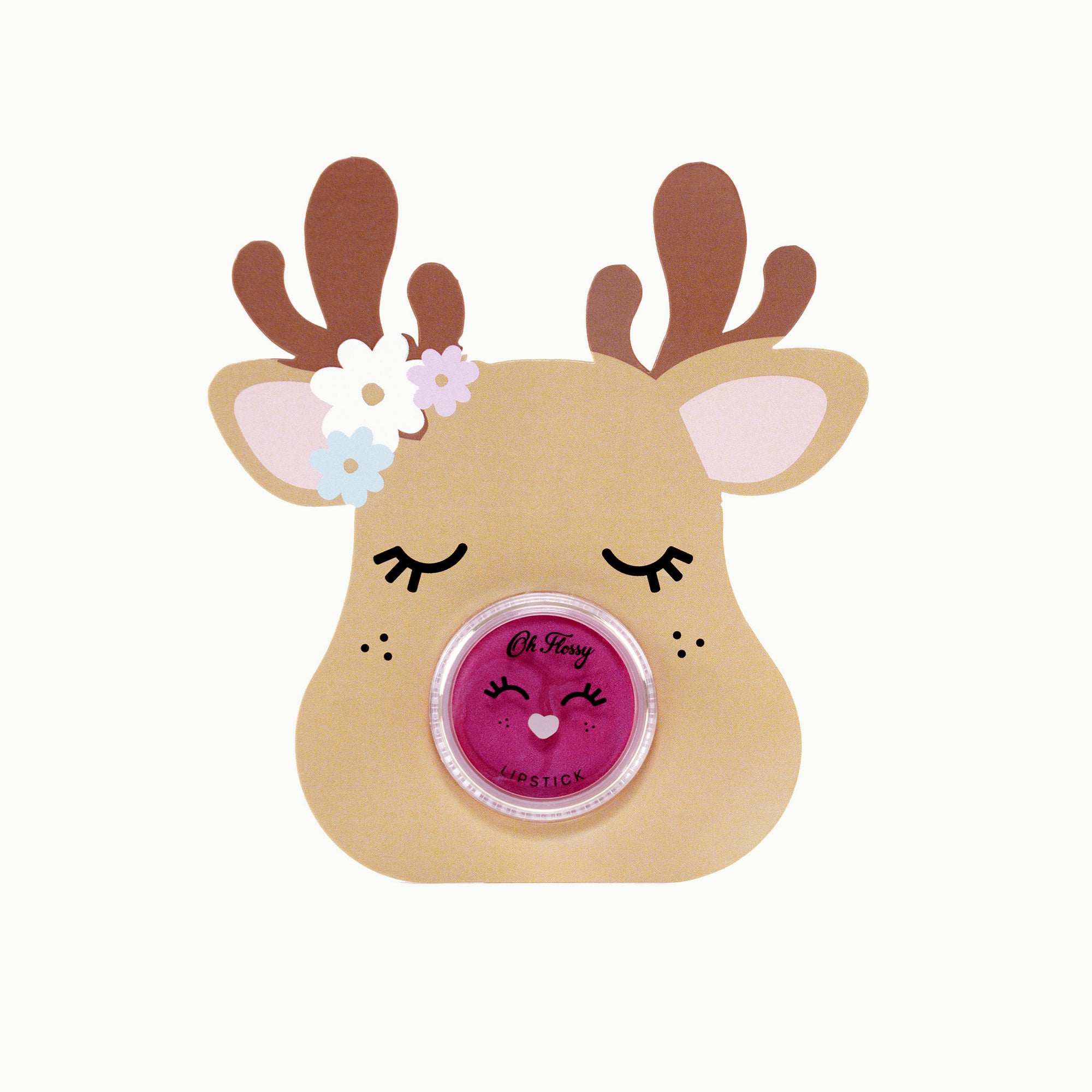 Oh Flossy Stocking Stuffer - Rudolph Pink